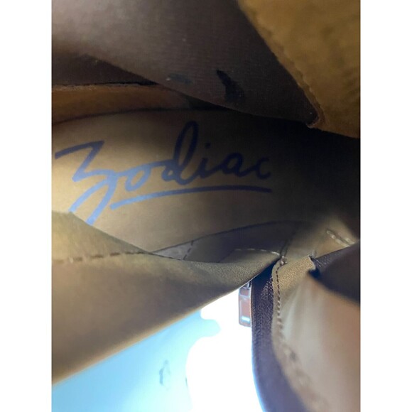 Zodiac Ilana Booties Ankle Boots Shoes Womens Size US 9.5 EU 39.5 Brown - Picture 15 of 16